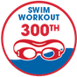 Logged 300 Swim Workouts This Year on Swim.com